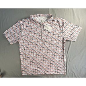 FSP Golf Polo‎ Shirt Men's Large Veterans America Cowboys